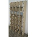 Sitzregal 24 Sitze (6 x 4), 183 x 97,9 x 24 cm