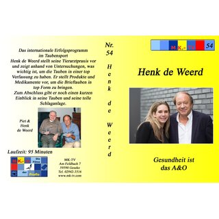 DVD Nummer 54 Henk de Weerd