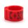 Clipringe Lasergraviert 50 Stück rot 8mm