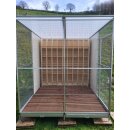 Komplett Voliere 2m breit x 2m tief x 2,2m hoch inkl....