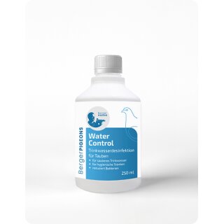 BergerPigeons WaterControl – biologische Trinkwasserhygiene 250ml