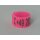 Clipringe Lasergraviert 50 Stück pink 8mm