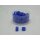 50 Clipringe / Erkennungsringe blau 8mm