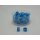 50 Clipringe / Erkennungsringe hellblau 8mm