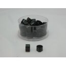 50 Clipringe / Erkennungsringe schwarz 8mm