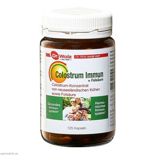 Dr. Wolz Colostrum Immun + Folsäure