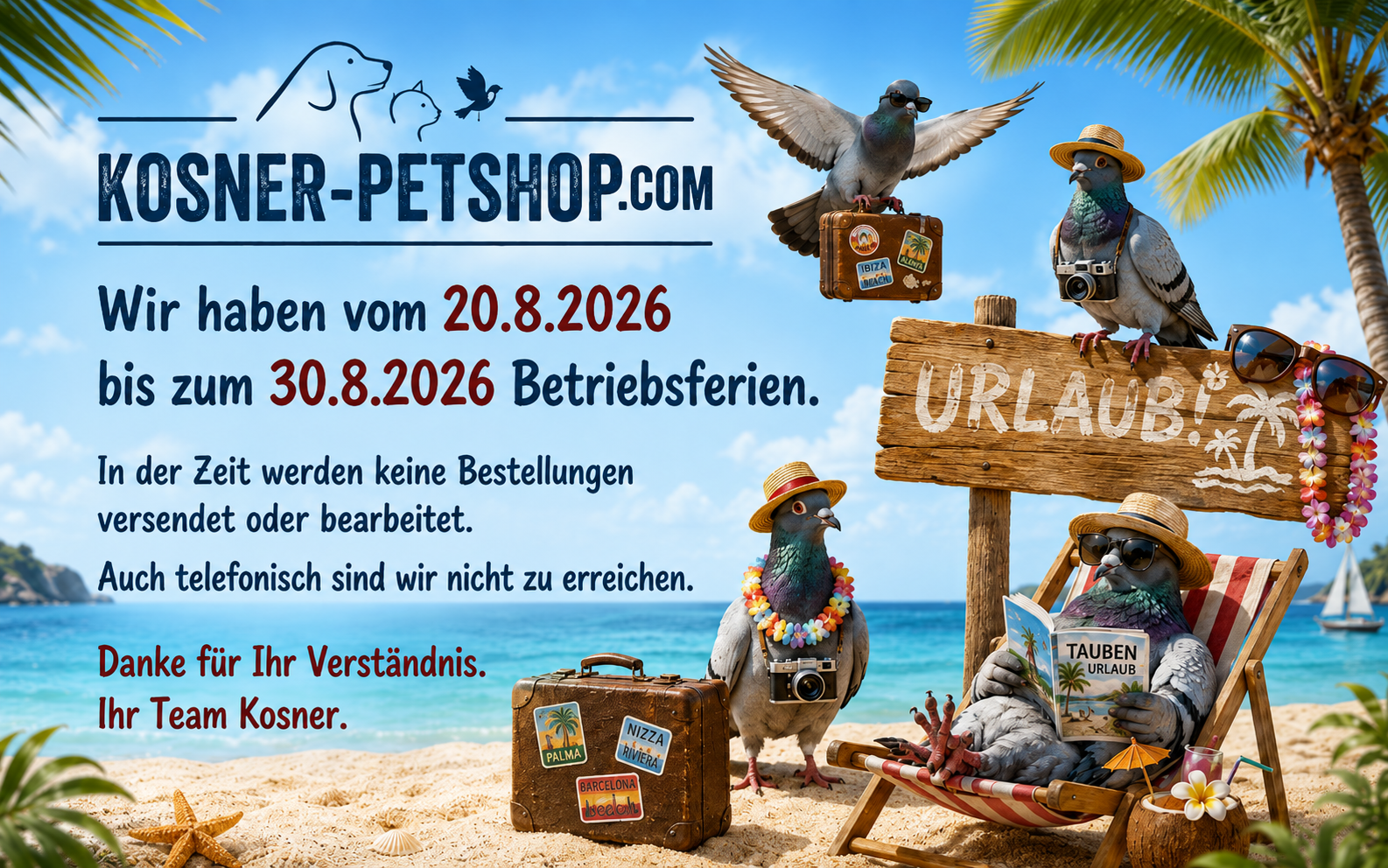 Betriebsferien