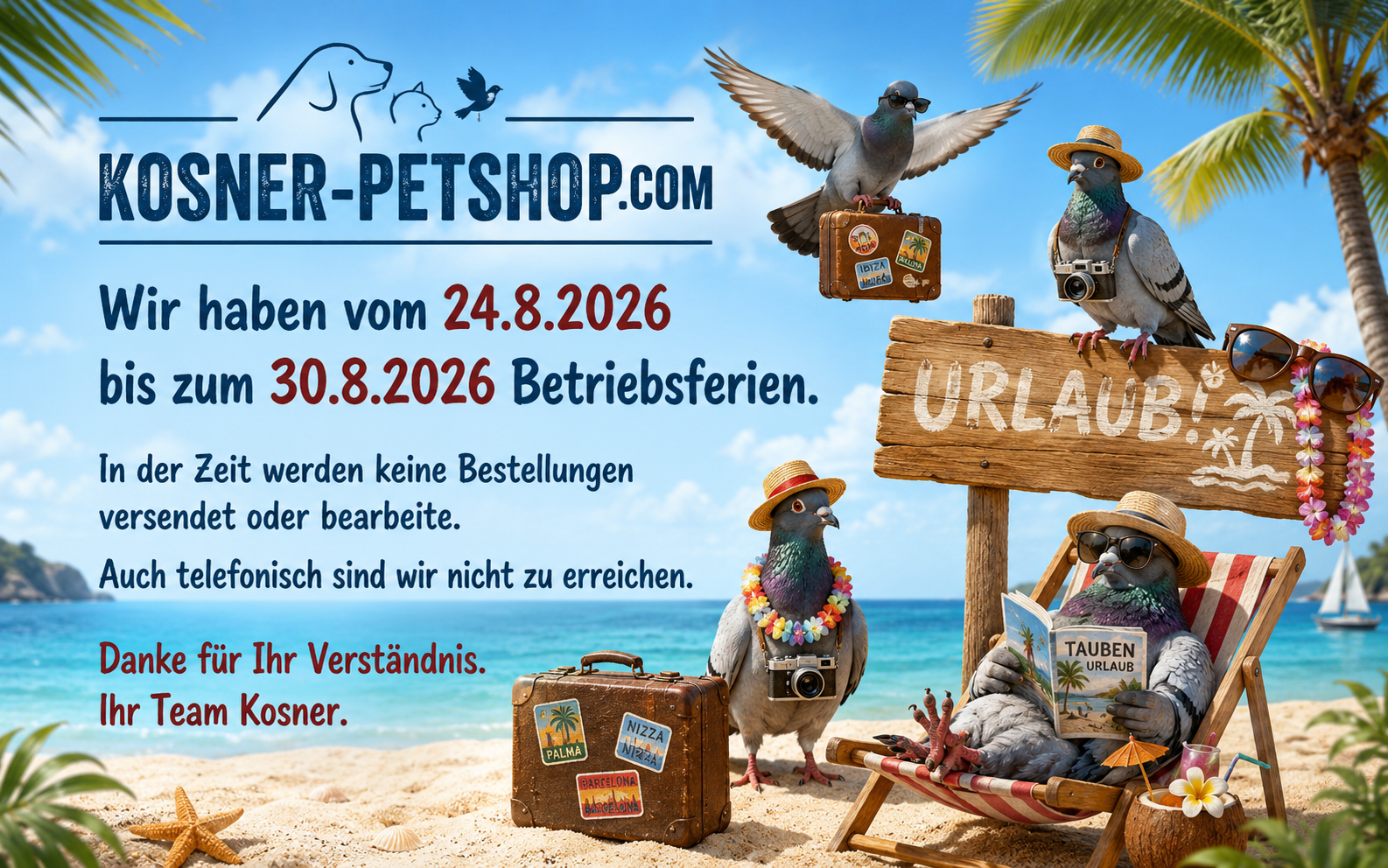 Betriebsferien