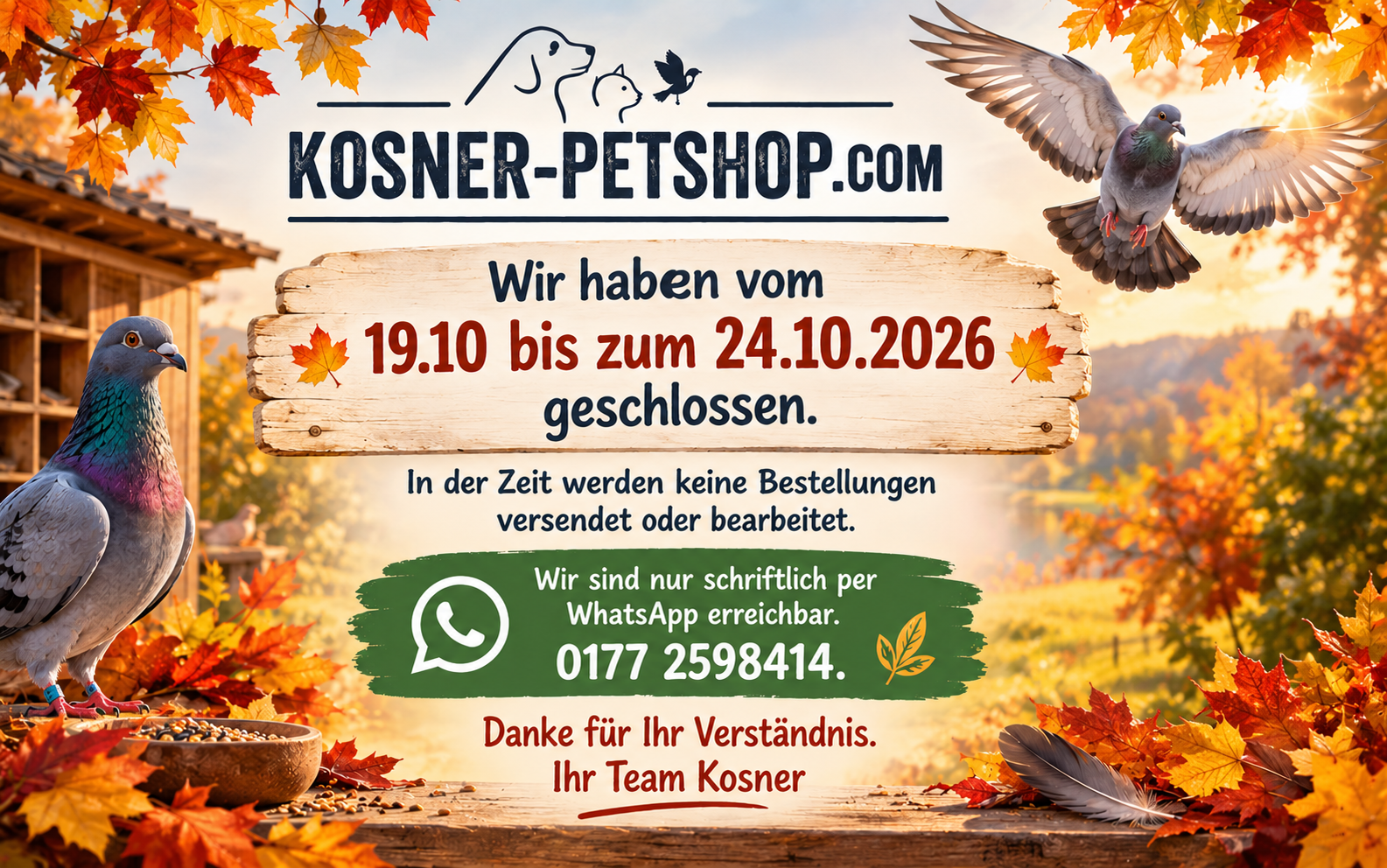 Betriebsferien