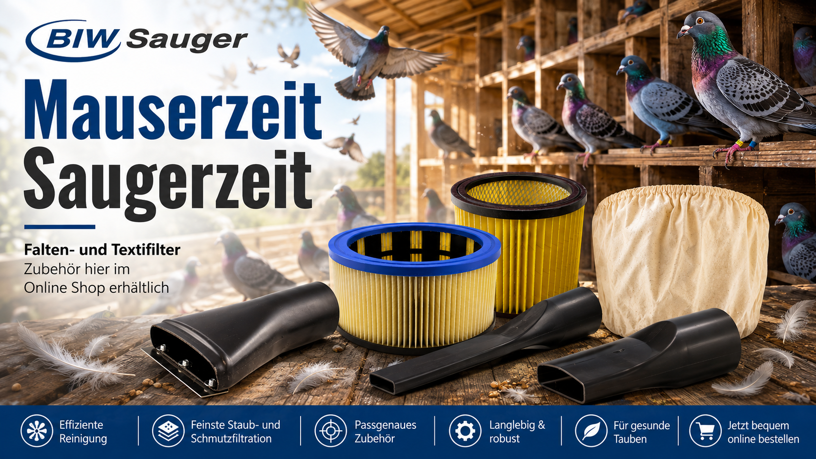Mauserzeit Saugerzeit